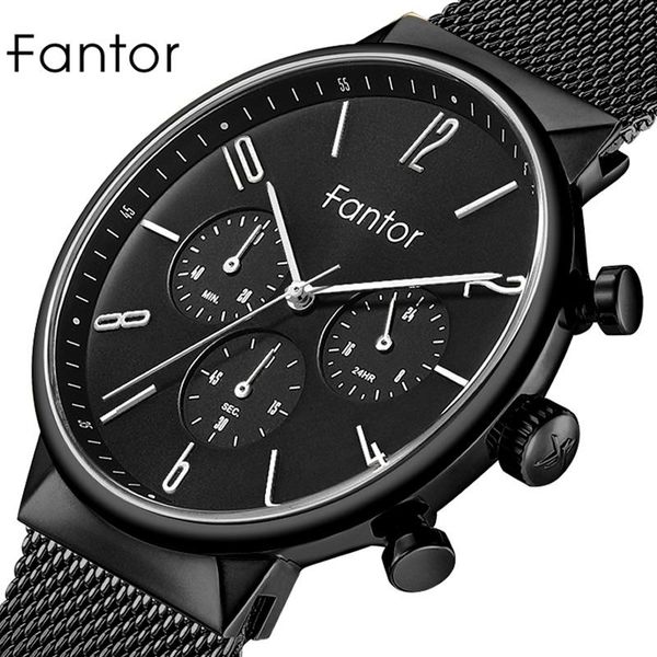 wristwatches fantor chronograph watch men classic mesh waterproof male clock wristwatch quartz for, Slivery;brown
wristwatches fantor chronograph watch men classic mesh waterproof male clock wristwatch quartz for, Slivery;brown
