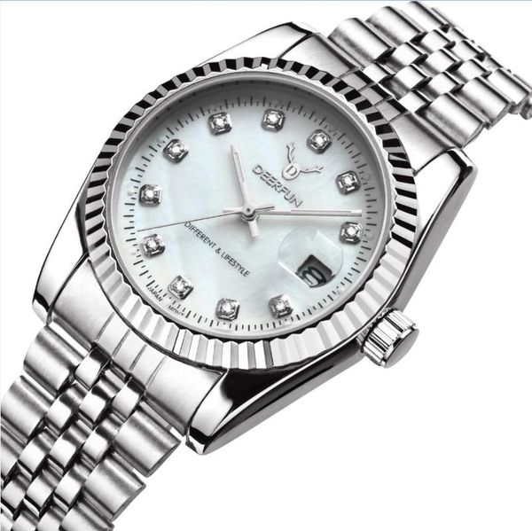 wristwatches deerfun brand men watch business luxury diamond fashion classic relogio masculino calendar watches waterproof quartz wristwatch, Slivery;brown
wristwatches deerfun brand men watch business luxury diamond fashion classic relogio masculino calendar watches waterproof quartz wristwatch, Slivery;brown