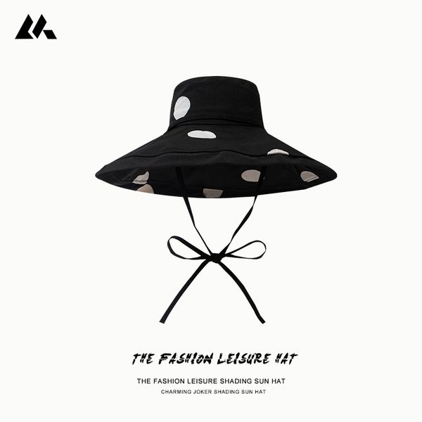 hat female summer brim sunshade sunscreen cover face sun foldable wave point big headband fisherman's hat
hat female summer brim sunshade sunscreen cover face sun foldable wave point big headband fisherman's hat