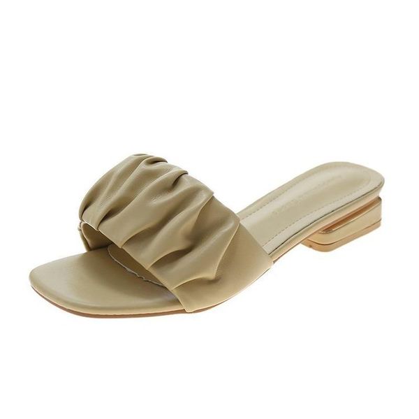 sandals the summer 2021 fold wears outside a word procrastinates female coach peep-toe fashion with low heel, Black 
sandals the summer 2021 fold wears outside a word procrastinates female coach peep-toe fashion with low heel, Black