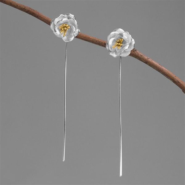 dangle & chandelier 925 sterling silver fashion camellia flower long drop earrings for women jewelry
dangle & chandelier 925 sterling silver fashion camellia flower long drop earrings for women jewelry