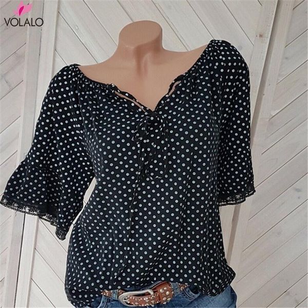 women's blouses & shirts 5xl plus size womens and summer v neck chiffon blouse 2021 boho short sleeve button polka dot shirt, White
women's blouses & shirts 5xl plus size womens and summer v neck chiffon blouse 2021 boho short sleeve button polka dot shirt, White