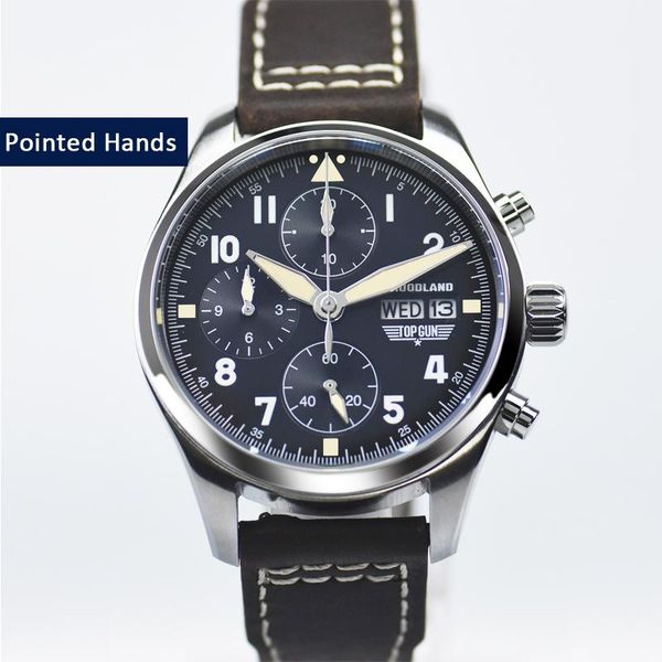 wristwatches hruodland quartz men watch chronograph stainless steel sapphire convex 100m water resistance wristwatch, Slivery;brown
wristwatches hruodland quartz men watch chronograph stainless steel sapphire convex 100m water resistance wristwatch, Slivery;brown