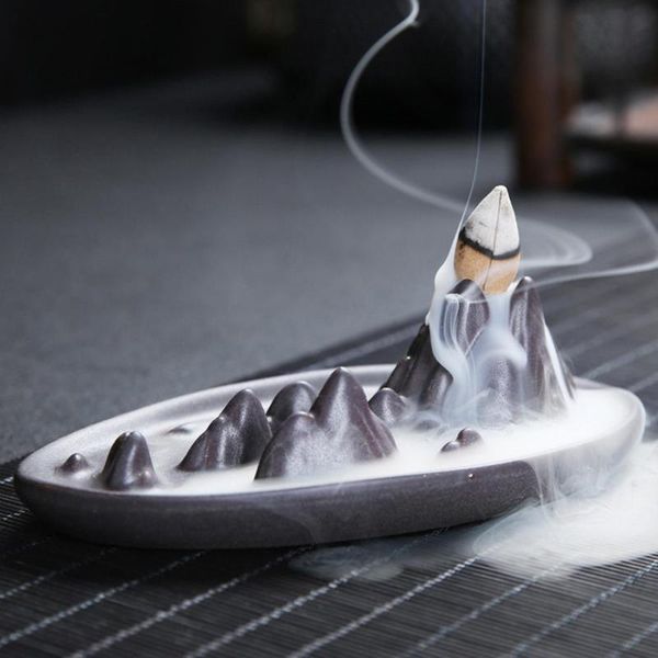 fragrance lamps ceramic incense burner teahouse waterfall lotus backflow durable smoke censer home decoration ornament
fragrance lamps ceramic incense burner teahouse waterfall lotus backflow durable smoke censer home decoration ornament