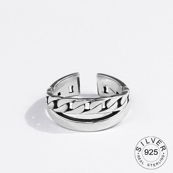 sterling silver rings for women chain double lines vintage wedding trendy jewelry large adjustable antique anillos cluster, Golden;silver
sterling silver rings for women chain double lines vintage wedding trendy jewelry large adjustable antique anillos cluster, Golden;silver