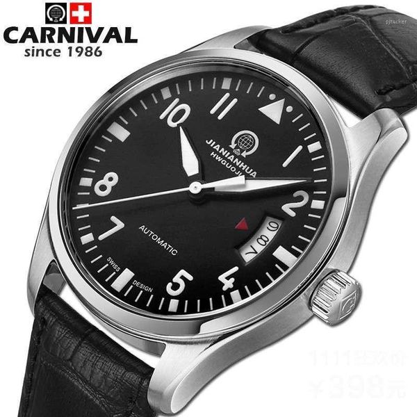 wristwatches carnival fashion automatic mechanical watches mens luminous business waterproof watch men clock montre homme1, Slivery;brown
wristwatches carnival fashion automatic mechanical watches mens luminous business waterproof watch men clock montre homme1, Slivery;brown
