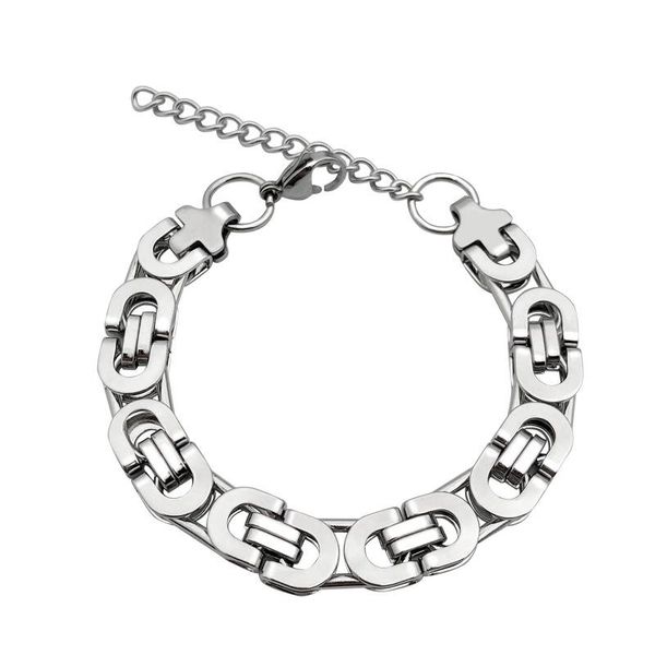link, chain fashionable men and women titanium steel bracelet domineering rough punk gifts for, Black
link, chain fashionable men and women titanium steel bracelet domineering rough punk gifts for, Black