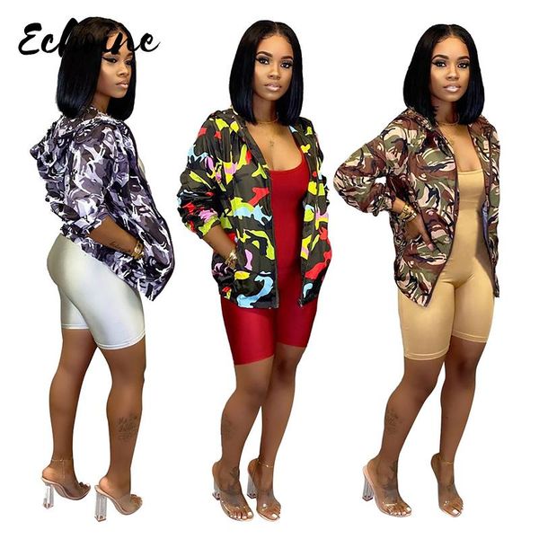 women windbreaker jacket spring summer camo thin female camouflage butterfly coats hooded women's jackets, Black;brown
women windbreaker jacket spring summer camo thin female camouflage butterfly coats hooded women's jackets, Black;brown
