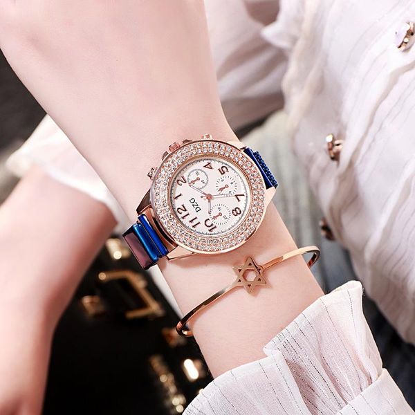 wristwatches ladies magnetic diamond clock luxury women watches fashion female quartz relogio feminino zegarek damski, Slivery;brown
wristwatches ladies magnetic diamond clock luxury women watches fashion female quartz relogio feminino zegarek damski, Slivery;brown