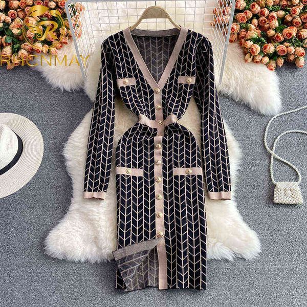 new korean fashion spring autumn women v-neck long sleeve slim dress fashion geometry single-breasted knitted dress y1204, Black;gray
new korean fashion spring autumn women v-neck long sleeve slim dress fashion geometry single-breasted knitted dress y1204, Black;gray