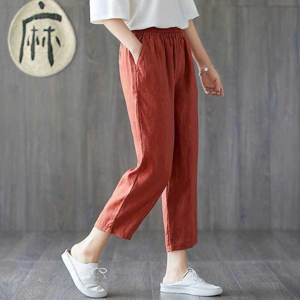 women's pants & capris 2021 cotton and linen women trousers casual loose capri harem female summer solid color elastic waist ankle, Black;white
women's pants & capris 2021 cotton and linen women trousers casual loose capri harem female summer solid color elastic waist ankle, Black;white