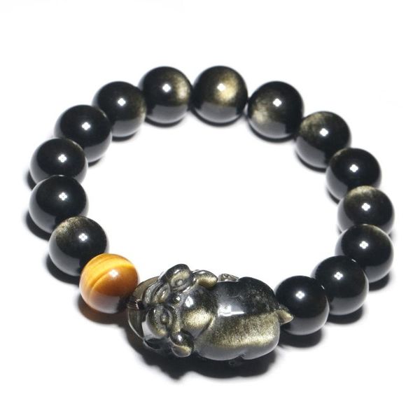 beaded, strands joursneige gold black natural obsidian stone bracelet 12mm round bead pig zodiac bracelets for men women energy crystal jewe
beaded, strands joursneige gold black natural obsidian stone bracelet 12mm round bead pig zodiac bracelets for men women energy crystal jewe