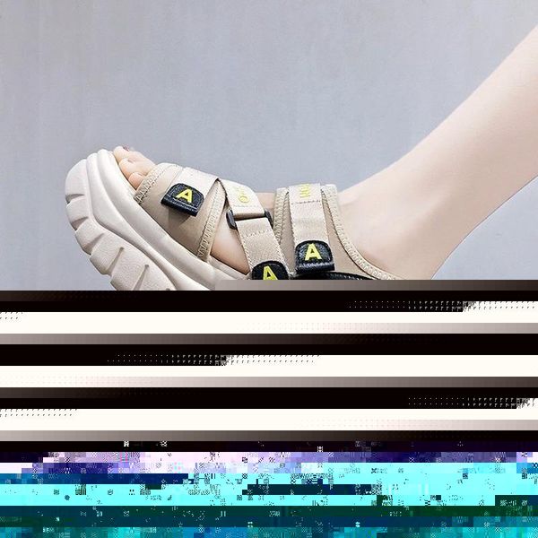 sandals summer womens platform increased casual shoes students fashion open toe gladiator women, Black 
sandals summer womens platform increased casual shoes students fashion open toe gladiator women, Black