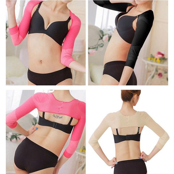 elastic compression arm slimmer back shoulder corrector long sleeve weight loss control shapewear bb55 support, Black;blue
elastic compression arm slimmer back shoulder corrector long sleeve weight loss control shapewear bb55 support, Black;blue