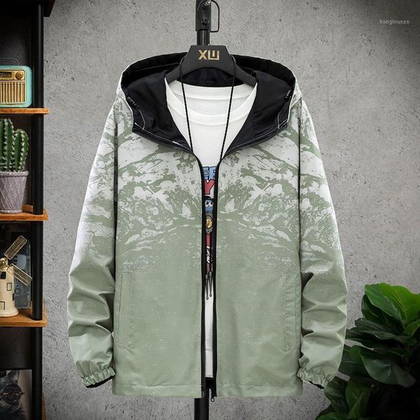 spring and autumn men's fashion casual camouflage hooded jacket trend coat cool windbreaker m-7xl jackets, Black;brown
spring and autumn men's fashion casual camouflage hooded jacket trend coat cool windbreaker m-7xl jackets, Black;brown