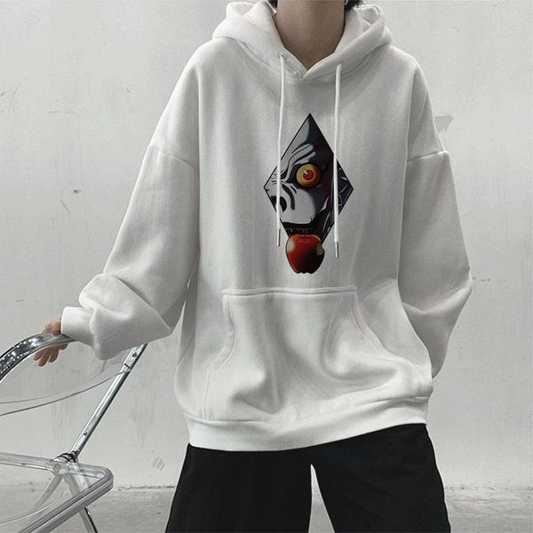 men's hoodies & sweatshirts death note print hoodie men and women harajuku pullover long sleeve loose streetwear anime, Black
men's hoodies & sweatshirts death note print hoodie men and women harajuku pullover long sleeve loose streetwear anime, Black