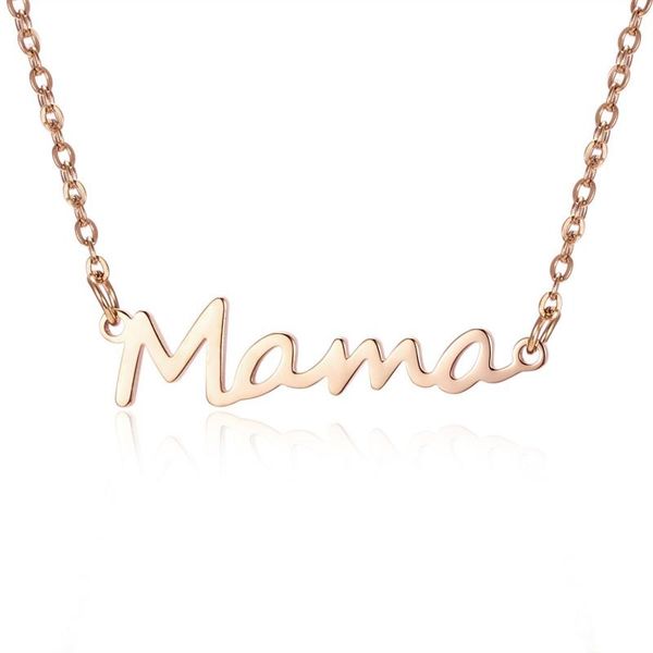 pendant necklaces letter mama stainless steel necklace for women clavicle short chain mother's day series women's jewelry gifts, Silver
pendant necklaces letter mama stainless steel necklace for women clavicle short chain mother's day series women's jewelry gifts, Silver