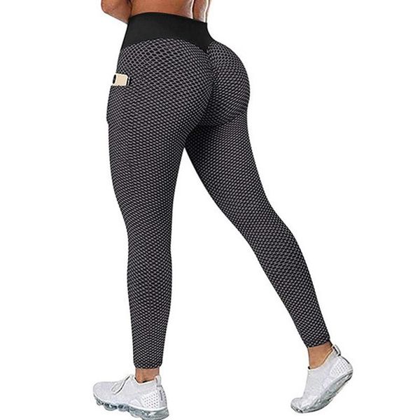 women's leggings high waist plaid sport workout with pockets women fashion push up fitness feminina elastic sweatpants gym, Black
women's leggings high waist plaid sport workout with pockets women fashion push up fitness feminina elastic sweatpants gym, Black