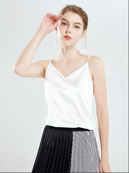 matte women cami ice silk spaghetti strap deep v neck white satin basic camisole beach sun backless tank
matte women cami ice silk spaghetti strap deep v neck white satin basic camisole beach sun backless tank