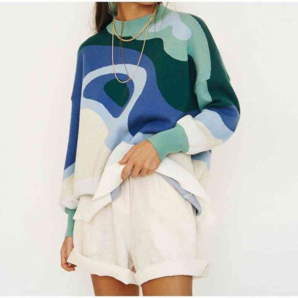 women's sweaters knitted soft women pullover long o neck jumpers oversized autumn winter printed loose warm outerwear unoh, White;black
women's sweaters knitted soft women pullover long o neck jumpers oversized autumn winter printed loose warm outerwear unoh, White;black