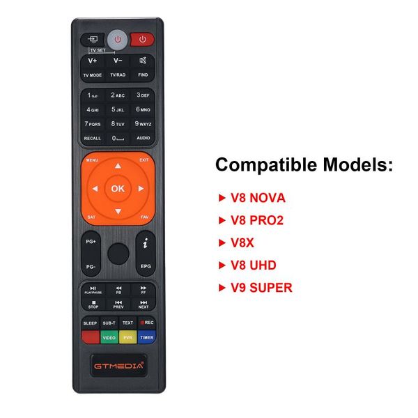 remote control for gtmedia nova,v8 pro2 dedicated smart replacement v8x uhd v9 gtc receiver set box controlers
remote control for gtmedia nova,v8 pro2 dedicated smart replacement v8x uhd v9 gtc receiver set box controlers