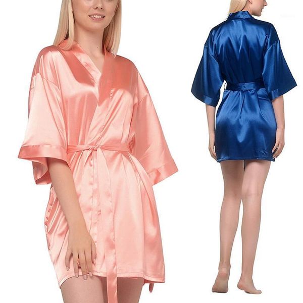 men's sleepwear women's kimono robes lady girls plain satin ladies half sleeve gown silky lingerie lightweight night wear, Black;brown
men's sleepwear women's kimono robes lady girls plain satin ladies half sleeve gown silky lingerie lightweight night wear, Black;brown