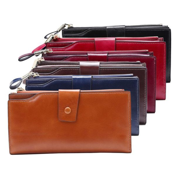 wallets rfid genuine leather wallet women long clutch purses female luxury layer cowhide phone ladies money purse, Red;black
wallets rfid genuine leather wallet women long clutch purses female luxury layer cowhide phone ladies money purse, Red;black