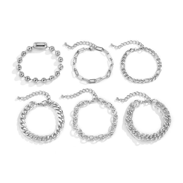 yamog multi layer thick metal chain bracelets geometric hollow beaded aluminum hand jewelry women punk hip hop party link ornaments accessor, Black
yamog multi layer thick metal chain bracelets geometric hollow beaded aluminum hand jewelry women punk hip hop party link ornaments accessor, Black