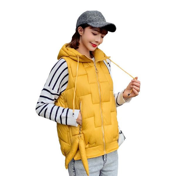 women's vests autumn winter hooded vest women 2021 fashion waistcoat plus size pockets zipper slim long lady colete feminino, Black;white
women's vests autumn winter hooded vest women 2021 fashion waistcoat plus size pockets zipper slim long lady colete feminino, Black;white