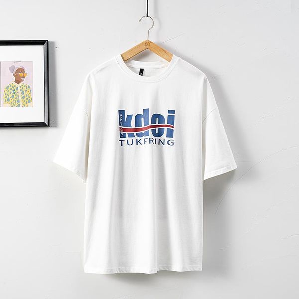 men's t-shirts henchiry summer and women's loose half sleeve fashion casual t-shirt letter pattern couple clothes, White;black
men's t-shirts henchiry summer and women's loose half sleeve fashion casual t-shirt letter pattern couple clothes, White;black