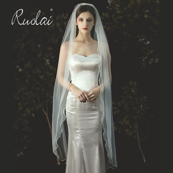 bridal veils 2021 long wedding veil single layer simple tulle pencil edge accessories velo de novia largo voile mariage, Black
bridal veils 2021 long wedding veil single layer simple tulle pencil edge accessories velo de novia largo voile mariage, Black