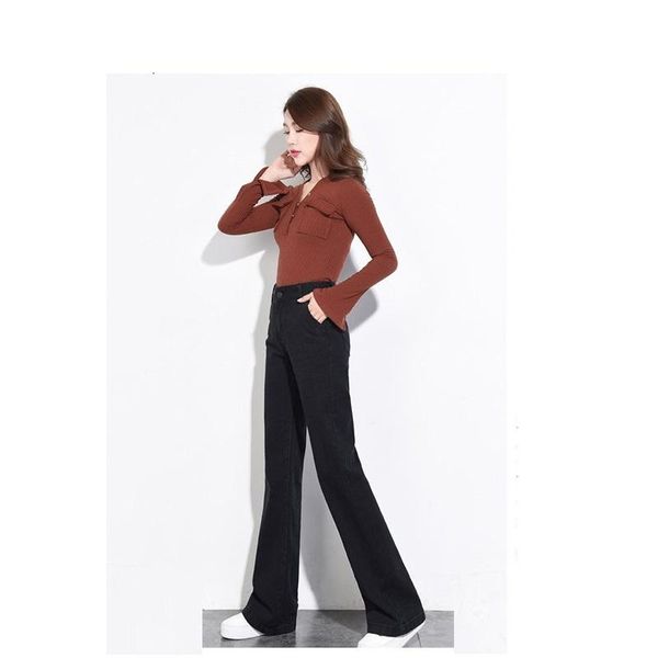 women's jeans women 2021 spring and autumn black wide leg large size big straight pants girls office plus trousers, Blue
women's jeans women 2021 spring and autumn black wide leg large size big straight pants girls office plus trousers, Blue