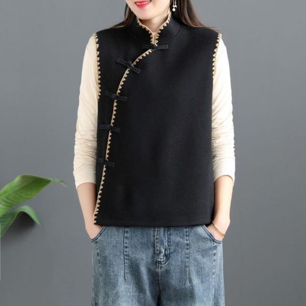 ethnic clothing retro chinese style vest women modern tang suit gilet shirt loose oriental china traditional blouse harajuku, Red
ethnic clothing retro chinese style vest women modern tang suit gilet shirt loose oriental china traditional blouse harajuku, Red