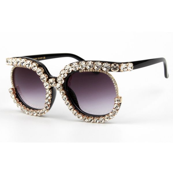 trendy diamond sunglasses women's personality same sunglasses versatile half frame sunglasses, White;black
trendy diamond sunglasses women's personality same sunglasses versatile half frame sunglasses, White;black
