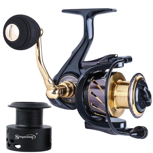 sougayilang spinning fishing reel 13+1bb gear ratio 5.5:1 carp 1000-5000 series spools metal body sea boat baitcasting reels
sougayilang spinning fishing reel 13+1bb gear ratio 5.5:1 carp 1000-5000 series spools metal body sea boat baitcasting reels