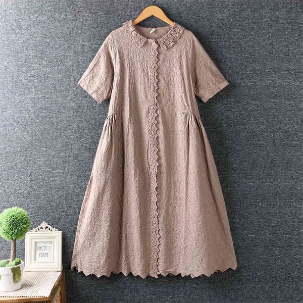 casual dresses lace peter pan collar single breasted vintage cotton hook flower embroidery summer ffp3, Black;gray
casual dresses lace peter pan collar single breasted vintage cotton hook flower embroidery summer ffp3, Black;gray