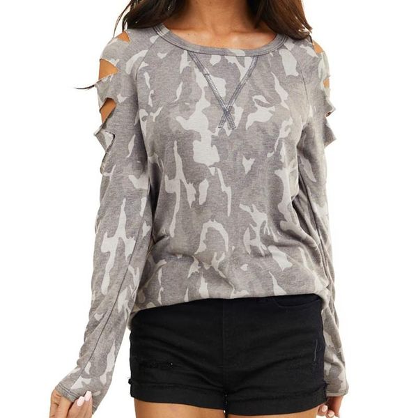 camouflage women oversized blouse shirt fashion casual loose female long sleeve and blouses women's & shirts, White
camouflage women oversized blouse shirt fashion casual loose female long sleeve and blouses women's & shirts, White