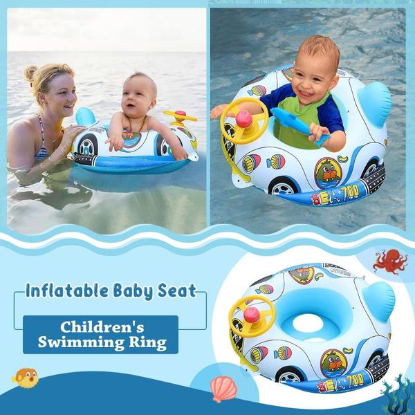 swimming boat toys inflatable baby child seat pvc steering wheel car-shaped ring tray beach #py life vest & buoy
swimming boat toys inflatable baby child seat pvc steering wheel car-shaped ring tray beach #py life vest & buoy