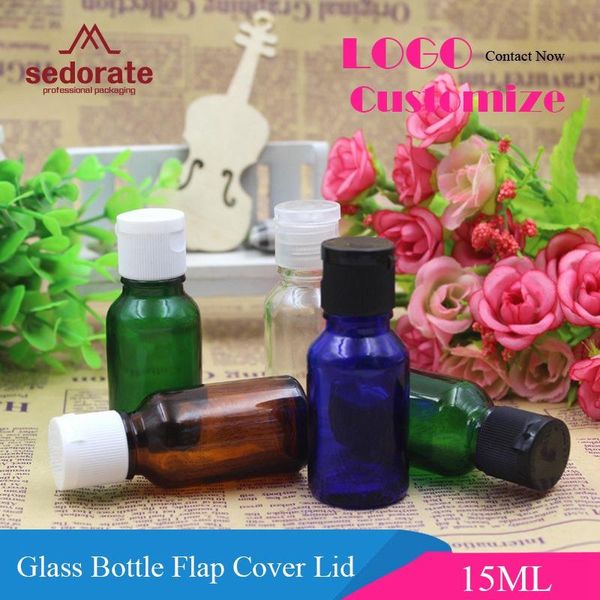 sedorate 20 pcs/lot empty glass bottle 15ml flap cover lid amber for containers ym043 storage bottles & jars
sedorate 20 pcs/lot empty glass bottle 15ml flap cover lid amber for containers ym043 storage bottles & jars