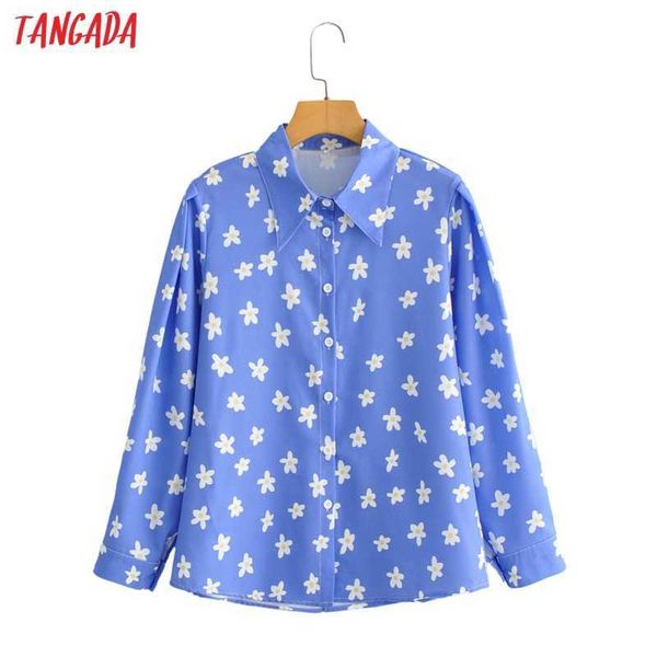 tangada women vintage blue flowers print chiffon shirt long sleeve autumn chic female casual loose shirt bc57 210609, White
tangada women vintage blue flowers print chiffon shirt long sleeve autumn chic female casual loose shirt bc57 210609, White