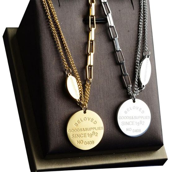 chains 316l stainless steel geometric stitching retro light luxury ot buckle round brand necklace gold for women, Silver
chains 316l stainless steel geometric stitching retro light luxury ot buckle round brand necklace gold for women, Silver