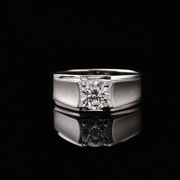 1-2ct matte surface s925 sterling silver platinum plated men ring d color male moissanite rings fine jewelry diamond cluster, Golden;silver
1-2ct matte surface s925 sterling silver platinum plated men ring d color male moissanite rings fine jewelry diamond cluster, Golden;silver
