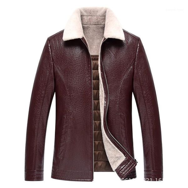 men's fur & faux genuine leather jackets coats winter thick casual jaqueta men plus velvet thickening outerwear m-3xl, Black
men's fur & faux genuine leather jackets coats winter thick casual jaqueta men plus velvet thickening outerwear m-3xl, Black