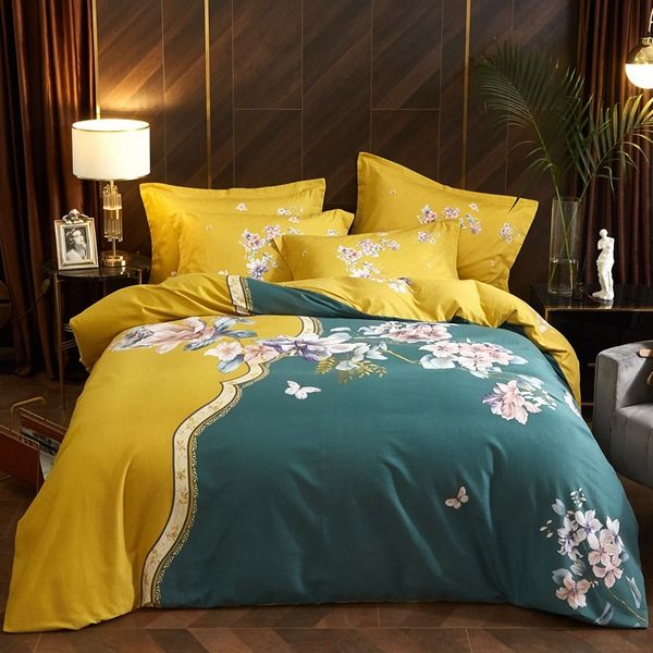 show off mercury home textile four piece set of autumn and winter thickened pure cotton bedding
show off mercury home textile four piece set of autumn and winter thickened pure cotton bedding
