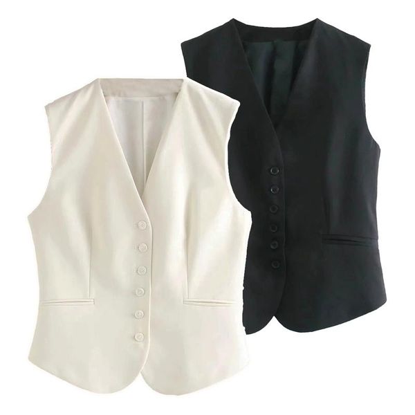 women's vests european and american summer thin single-breasted waistcoat trendy blogger neutral wind, Black;white
women's vests european and american summer thin single-breasted waistcoat trendy blogger neutral wind, Black;white