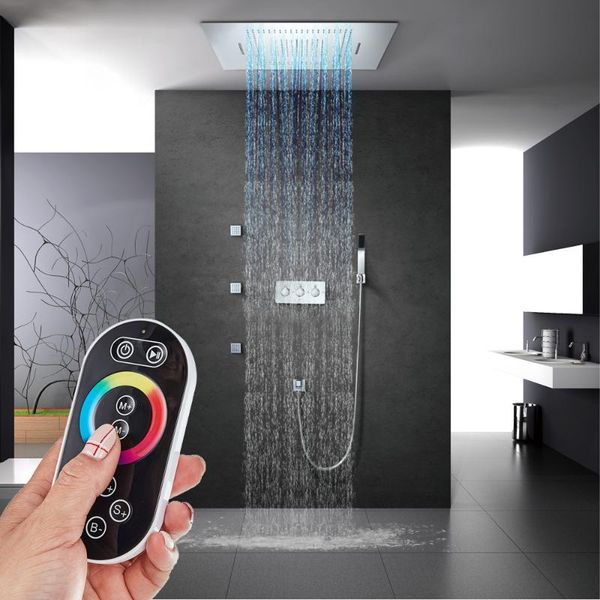 embedded ceiling led shower faucet waterfall rainfall cold control valve bathroom sus304 60x80cm head sets
embedded ceiling led shower faucet waterfall rainfall cold control valve bathroom sus304 60x80cm head sets
