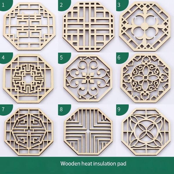 mats & pads hollow wooden heat insulation pad non-slip wood placemats table mat polygon cup art home decor
mats & pads hollow wooden heat insulation pad non-slip wood placemats table mat polygon cup art home decor