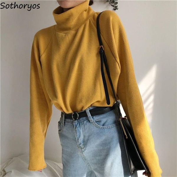women's t-shirt long sleeve tshirts women solid turtleneck loose chic all-match korean style ulzzang elegant temperament students simpl, White
women's t-shirt long sleeve tshirts women solid turtleneck loose chic all-match korean style ulzzang elegant temperament students simpl, White