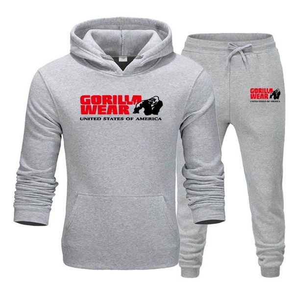 men's hoodie trousers set, 2 men's sportswear with overprint letters, running br clothing, spring and autumn, 2020, Gray
men's hoodie trousers set, 2 men's sportswear with overprint letters, running br clothing, spring and autumn, 2020, Gray