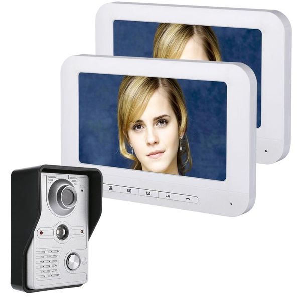 inch lcd 2 monitoren video deurtelefoon deurbel intercom kit 1-camera 2-monitor nachtzicht met ir-cut hd 700tvl camera door phones
inch lcd 2 monitoren video deurtelefoon deurbel intercom kit 1-camera 2-monitor nachtzicht met ir-cut hd 700tvl camera door phones